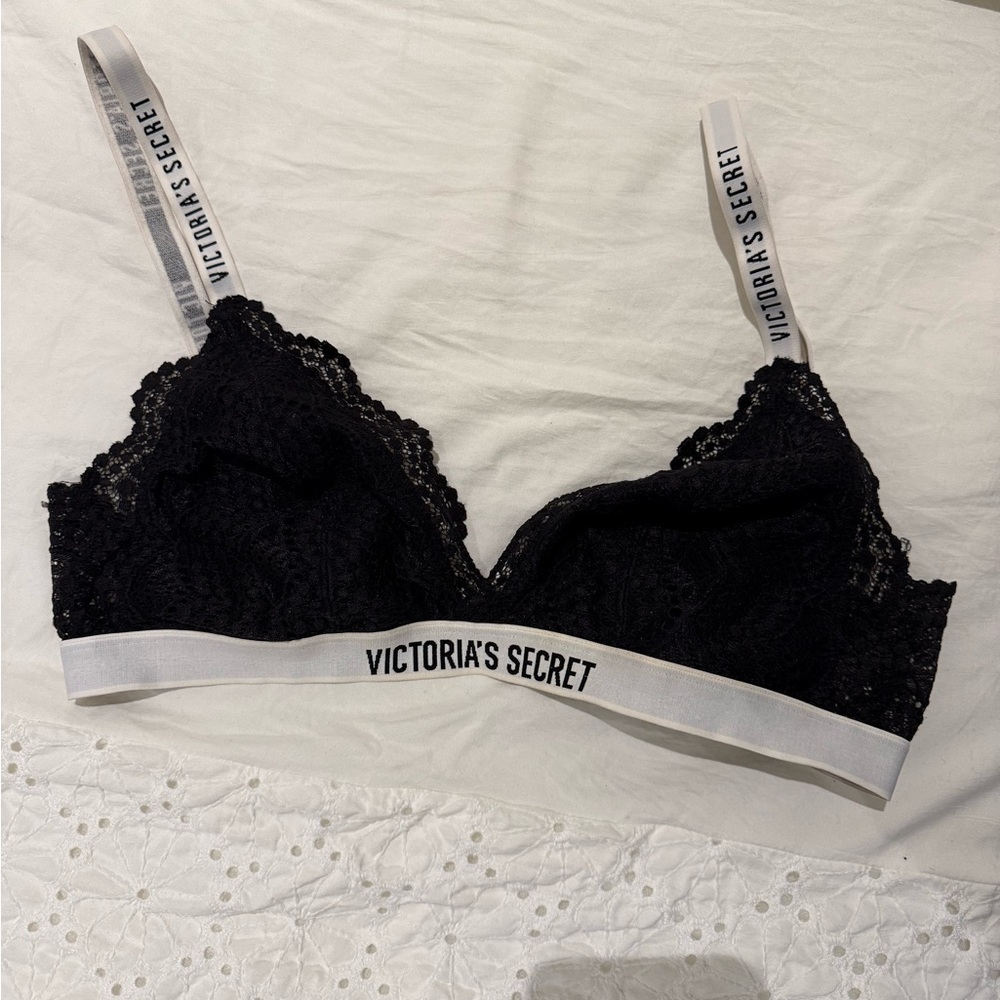 Victoria's Secret Black Lace Bralette